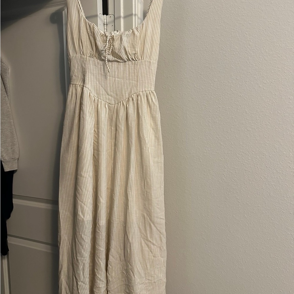 Workshop Republic Clothing Cream Maxi Dress